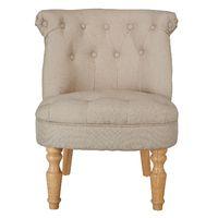 charlotte fabric chair beige