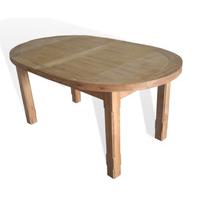 Chelsea Solid Oak Extending Oval Dining Table