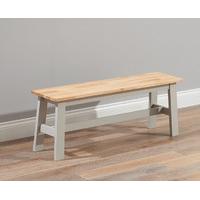 Chiltern Oak and Grey Large Bench
