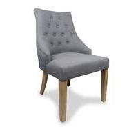 Chapleau Grey Fabric Accent Chairs