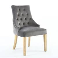 Chapleau Brushed Velvet Grey Chairs