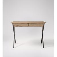 Chatsworth Desk in mango wood & charcoal