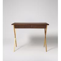Chatsworth Desk in Mango Wood & Metallic