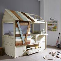 CHILDRENS TREE HOUSE CABIN BED with Storage
