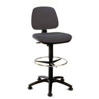 CHAIR DRAUGHTER MEDIUM BACK GAS LIFT 5STAR BASE CHARCOAL