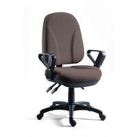 CHAIR - EXECUTIVE OPERATOR CHARCOAL, HIGH BACK WITH ARMS