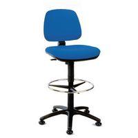 CHAIR DRAUGHTER MEDIUM BACK GAS LIFT 5STAR BASE BLUE