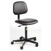 CHAIR STATIC CONDUCTIVE WITH CASTORS LOW BASE L.GREY