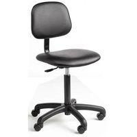 CHAIR INDUSTRIAL 5 STAR BASE FABRIC WITH CASTORS CHARCOAL