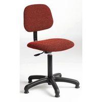 chair industrial fabric red low base