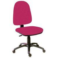 CHAIR - HIGH BACK PC BURGUNDY GAS LIFT & 5 STAR BASE