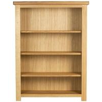 Charltons Bretagne Oak Short and Wide Bookcase