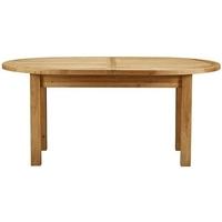 Charltons Bretagne Oak Oval Butterfly Extending Dining Table