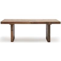 Charltons Vintage Reclaimed Pine Fixed Dining Table - 8 Seater