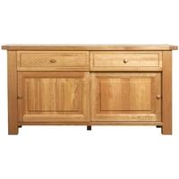 Charltons Bretagne Oak Double Door Sliding Sideboard