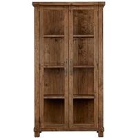 Charltons Industrial Reclaimed Pine Glazed Display Cabinet