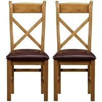 Charltons Xandra Oak Dining Chair (Pair)