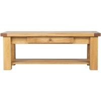 Charltons Bretagne Oak 1 Drawer Coffee Table