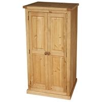 Chunky Pine Kids Double Wardrobe