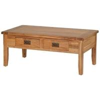Cherbourg Oak Small Coffee Table with Drawer