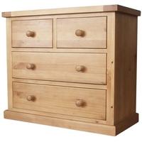 Chunky Pine 2+2 Chest of Drawer