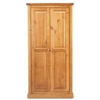 Chunky Pine Ladies Double Wardrobe