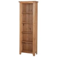 cherbourg oak tall slim bookcase