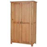 cherbourg oak double wardrobe