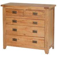 Cherbourg Oak 2+3 Chest of Drawer