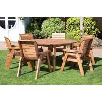 Charles Taylor Six Seater Circular Table Set with Chairs