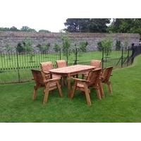 Charles Taylor Six Seater Rectangular Table Set with Chairs