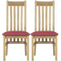 charltons farrington padded dining chair pair