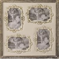 chateau cream quad photo frame