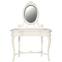 Chateau Carved Dressing Table With Mirror