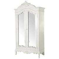 Chateau Loire 2 Door Mirrored Armoire Kd