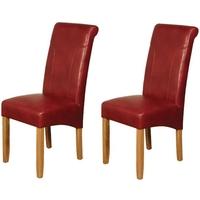 Charlotte Red Dining Chair (Pair)