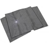 Charcoal Diamante Starburst Bed Runner (Set of 10)