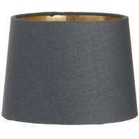 charcoal lamp shade with gold lining 15cm