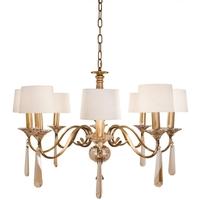 Charon 8 Branch Antique Brass Chandelier