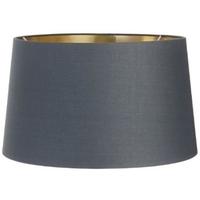 Charcoal Lamp Shade with Gold Lining - 34cm