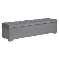 Cheshire Grey Ottoman