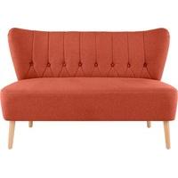 Charley 2 Seater Sofa, Retro Orange