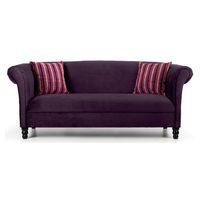 Chelsea 3 Seater Sofa Plum