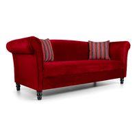 Chelsea 3 Seater Sofa Red