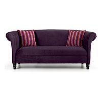 chelsea 2 seater sofa plum