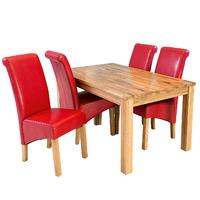 Charter Solid Oak Dining Table 150cm