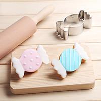 Christmas Candy Sugar Cookies Cutter Stainless Steel Biscuit Cake Mold Metal Kitchen Fondant Baking Tools