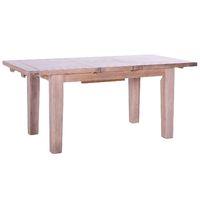 chalked oak extension dining table 140 180cm chalked oak