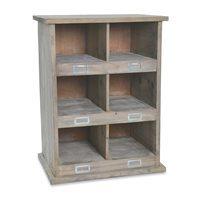 CHEDWORTH WOODEN SHOE RACK in 3 Sizes - 12 Cubby Holes