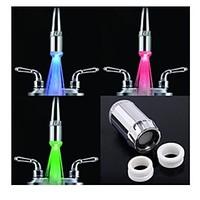 Changing Color Battery-Free Water Powered Kitchen Colorful LED Faucet Light